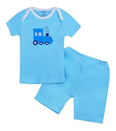 Pijama Corto Algodón 2 Piezas Bebé