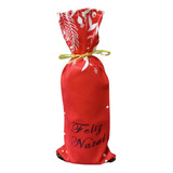 Kit 3 Saco P Vinho/garrafa Decora Mesa Feliz Natal Presente