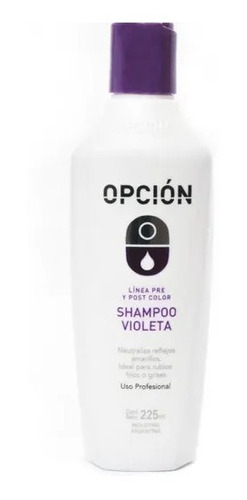 Opcion Shampoo Violeta 225ml