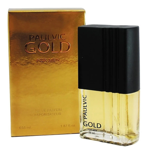 Perfume Paulvic Gold - Hombre, Vapo - Edp - 55 Ml. Llevas 3 