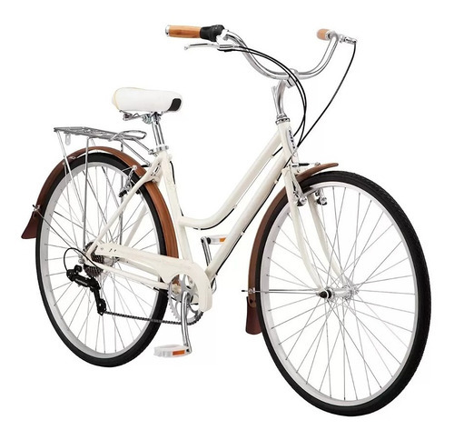 Bicicleta Paseo Urbana R700, Schwinn Solana Cambios Shimano Color Blanco