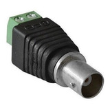 Conector Bnc Fêmea Com Borne Cftv Plug Com 20 Peças