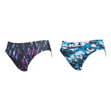 Zunga Hombre Slip Natacion Cloro Resistente Pack X2