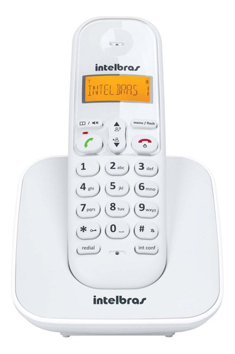 Telefone Intelbras Ts 3112 Sem Fio - Cor Branco