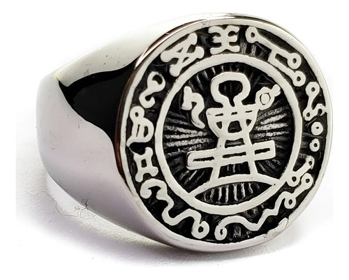 Anillo Amuleto Abundancia Rey Salomón Acero Inoxidable Unise | MercadoLibre