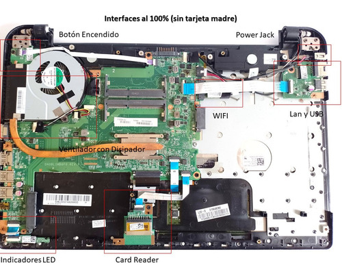 Toshiba Satellite L55 B Series / Interfaces Y Perifericos