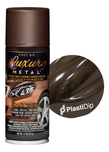 Aerosol Pintura Moto Mediana Colores Metalicos Plasti Dip Acabado Luxury Color Citric Brown