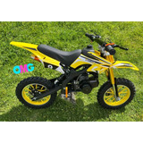 Mini Moto Croos 50 Cc 2t Gasolina Infantil New 2024 