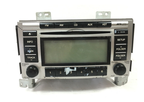 Radio Som Cd Player Mp3 Hyundai Santa Fe 961802b130ca Ps606