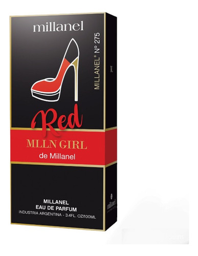 Perfume Millanel Nro:275 G. Girl Rojo Femenino 60ml