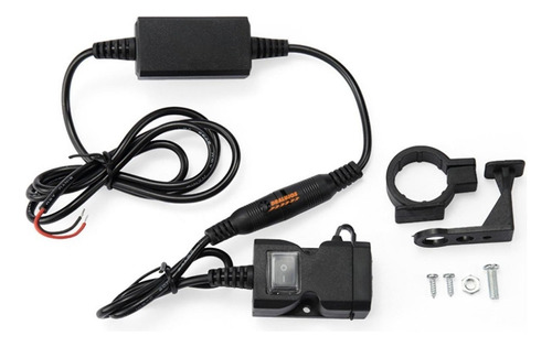 1 Cargador Para Moto Gps O Celular,doble Puerto Usb 100% Imp