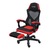 Cadeira Gamer Vinik Rocket Giratória 120kg Preto/vermelho Cor Vermelho Material Do Estofamento Tecido