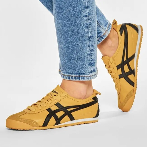 Tenis Onitsuka Tiger Mexico 66 Yellow\u002Fblack Dl408.0490 | Meses sin interés