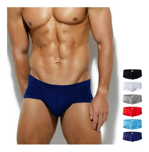 Paquete De 6 Boxers Corto Para Hombre Tela Suave