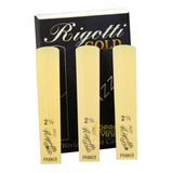 Palheta Rigotti Sax Tenor Kit Nº 2 1/2 Light Medium Strong