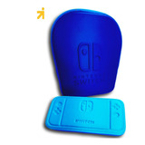 Kit Mochila Bolsa P/ Transporte + Case Nintendo Switch Azul