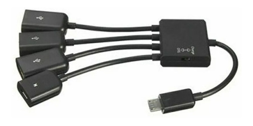 Micro Usb De Carga Otg Hub Splitter