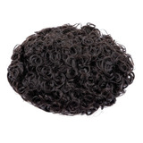 Protesis Capilar Cabello Chino (rizado), Malla, Negro 1b