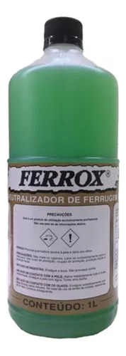 Removedor De Ferrugem Ferrox Original 1litro (neutralizador)