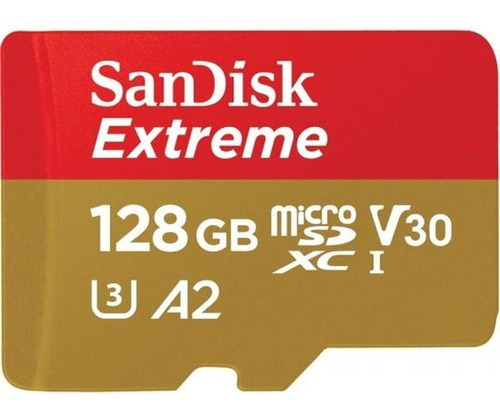 Tarjeta De Memoria Sandisk Extreme 128gb