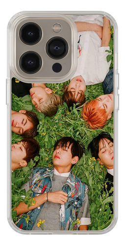 Funda Transparente Para iPhone Chicos Bts))