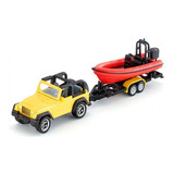 Jeep Con Trailer Y Bote - Siku Series 16