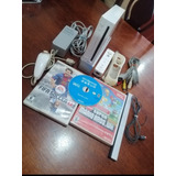 Nintendo Wii + 3 Juegos + Nunchuk