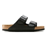 Sandalia Birkenstock Arizona Soft Schwarz Mujer