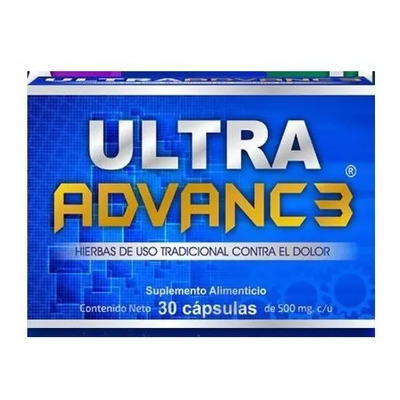 Suplemento Ultra Advanc3 Con 30 Capsulas De 500mg Producto Advance Herbal Bienestar | MercadoLibre