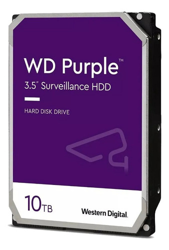 Disco Western Digital Purple (wd102purz) 10tb Púrpura Nuevos