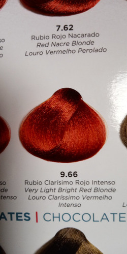 Kit Kit Kuul  Tinte Tono 9.66 Rubio Clarísimo Rojo Intenso Para Cabello