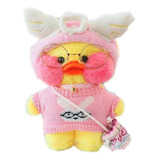 Pelúcia Lafanfan Duck De 30 Cm Com Mochila