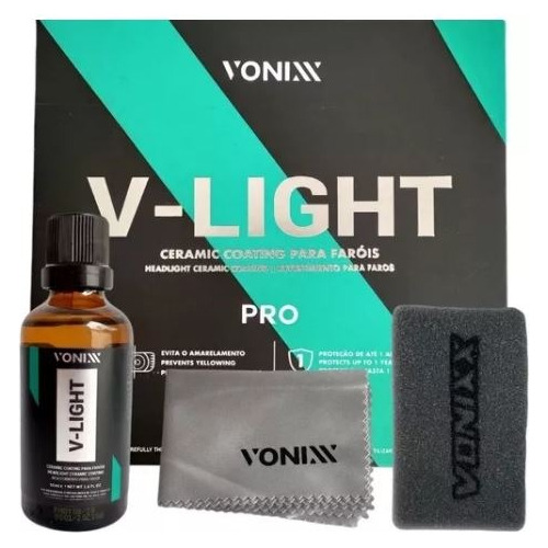 Vitrificador Para Faróis V-light 20ml Vonixx Revestimento