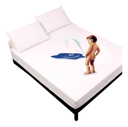 Protector Colchón Antifluido Cama Queen 160