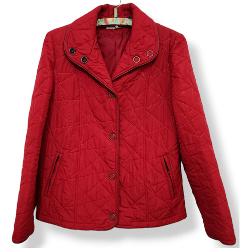 Campera Roja Matelase Da-milan Talle 2/s