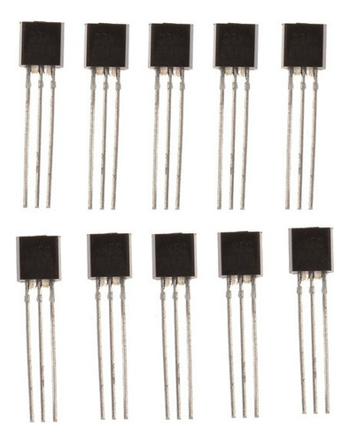 Transistor Npn 100x Bc547 To-92 Para Interruptores Que Zz