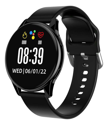 Reloj Inteligente Con Pantalla Redonda, Bluetooth, Medidor D