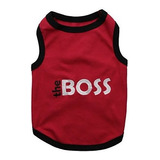 Ropa Para Mascotas The Boss Camiseta De Perro