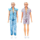Kit 2 Conjuntos Ken Ryan Gosling Barbie Filme + 2 Sapatos