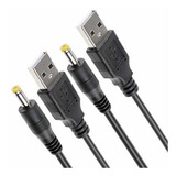 Cable Adaptador Usb A Dc 5v 2.5a, 3ft, 2pack