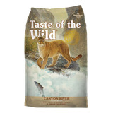 Alimento Taste Of The Wild Canyon River Feline Para Gato Sabor Trucha Y Salmón Ahumado En Bolsa De 6.3kg