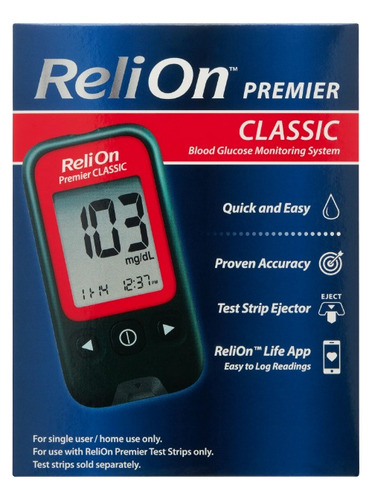 Relion Premier Monitor De Glucosa Importado