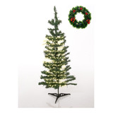 Árvore Natal Com Sua Família Decorativa Pequena Festa Ano