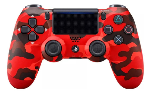 Mando Joystick Inalámbrico Sony Playstation Dualshock 4 Ps4 Color Red Camouflage