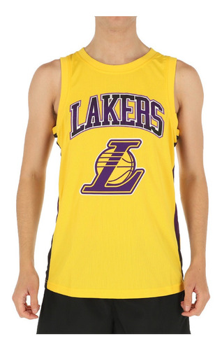 Camiseta Nba Los Angeles Lakers Lebron James Hombre Yellow