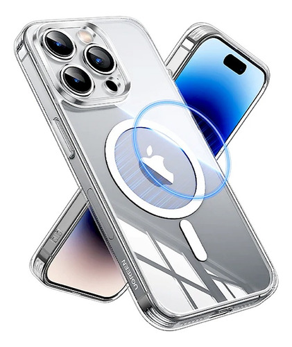 Capa Pure Transparent Case Cristal Magsafe Para iPhone 13