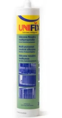 Sellador De Silicona Neutra Multiproposito 280ml Unifix