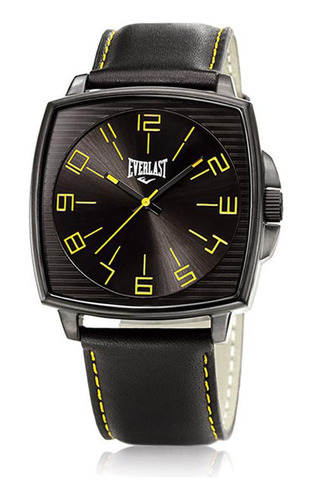 Relógio Pulso Everlast E211 Analógico Pulseira Couro