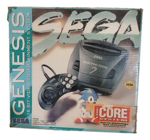 Sega Genesis 3 16 Bit Color Negro Con Cartucho Battletoads