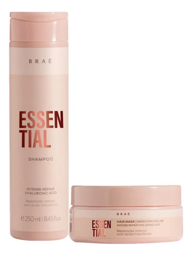 Kit Essential Shampoo 250ml + Máscara 200g - Braé